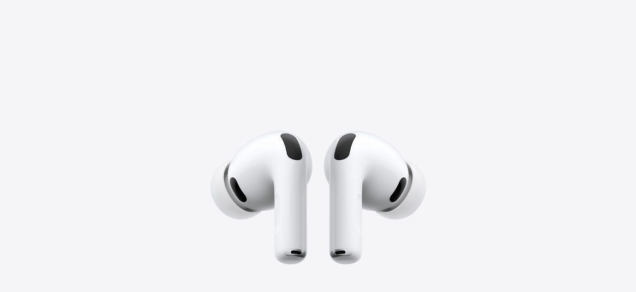 AirPods Pro 3, audífonos inalámbricos, blancos, almohadillas de silicona